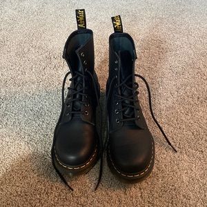 EUC Black Dr. Martins